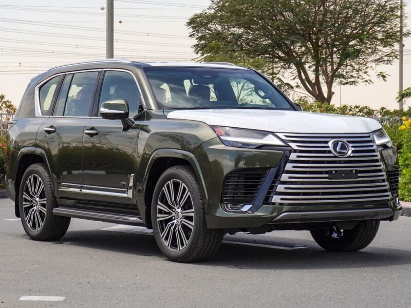 2025 Lexus LX 600 3.5 Litres V6 Petrol Engine Green Burgundy SUV Automatic GCC Specs