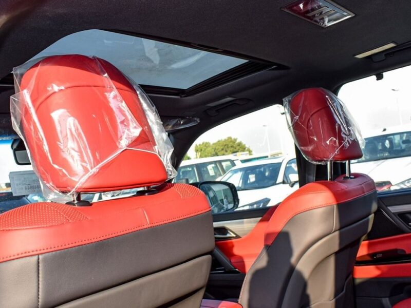 2024 Lexus LX 600 FSport 3.5 Litres V6 Petrol Engine Grey Red SUV Automatic GCC Specs