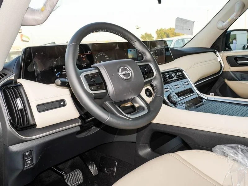 2025 Nissan Patrol SE 3.5 Litres Twin-Turbo V6 Engine Black Beige SUV Automatic GCC