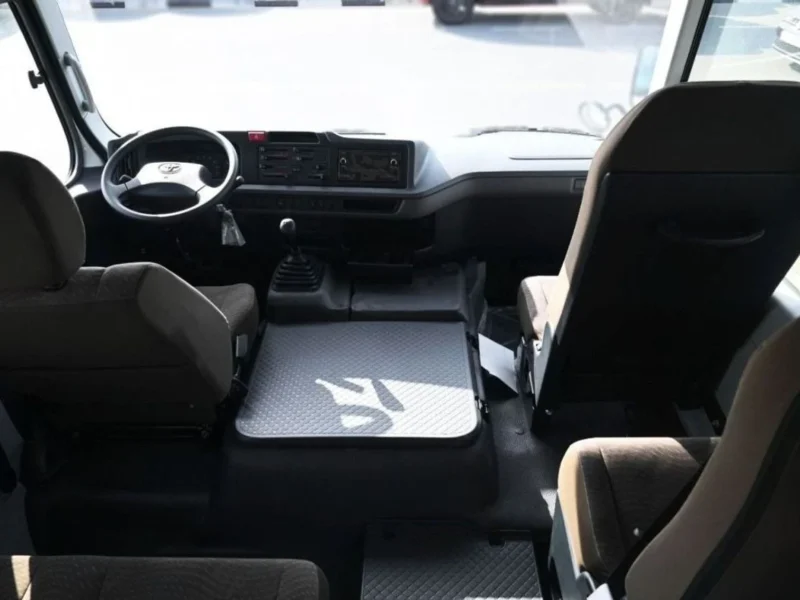 2024 Toyota Coaster 4.2 Litres 6 Cylinders Petrol Engine White Grey Bus Manual GCC Specs