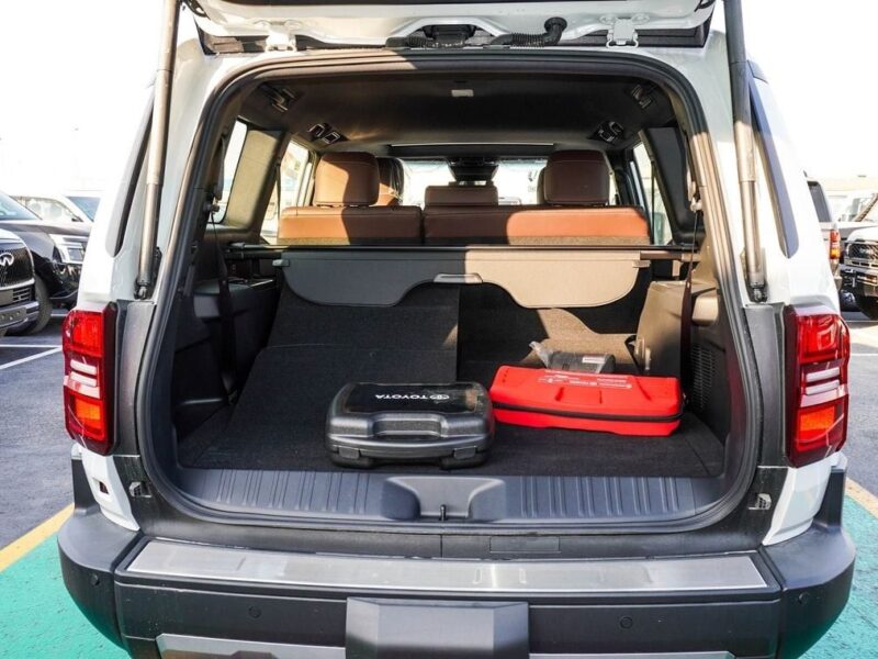 2024 Toyota Prado ADVENTURE 2.4L TWIN TURBO 4 Cylinders Engine White Brown SUV GCC