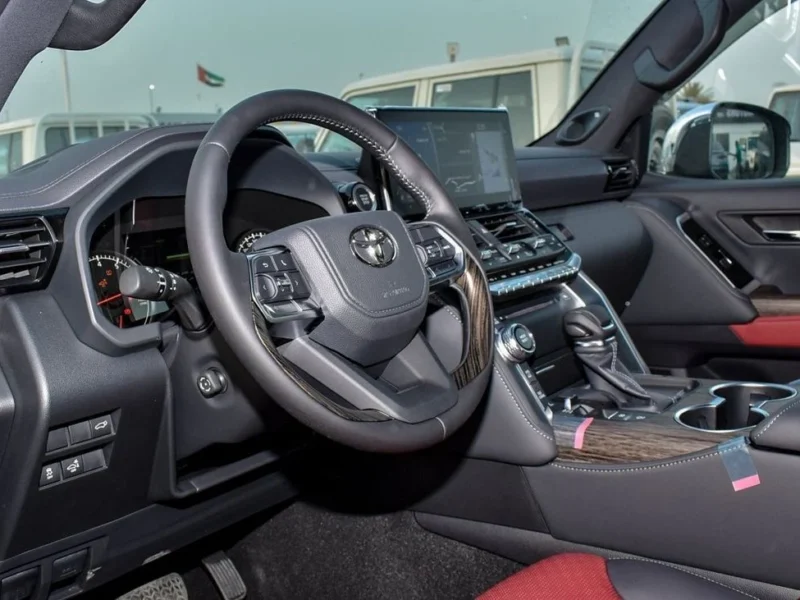 2024 Toyota Land Cruiser VXR 3.5L V6 TWIN TURBO Engine Black Red SUV Automatic GCC