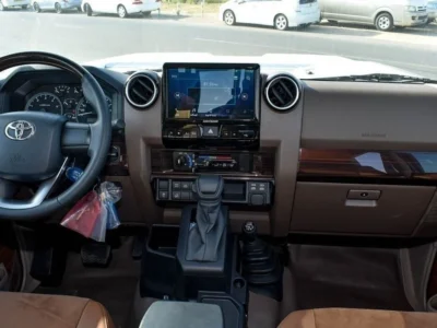 2024 Toyota Land Cruiser Pick Up 2.8L 4 Cylinders Diesel Automatic Grey Tan Pickup Truck