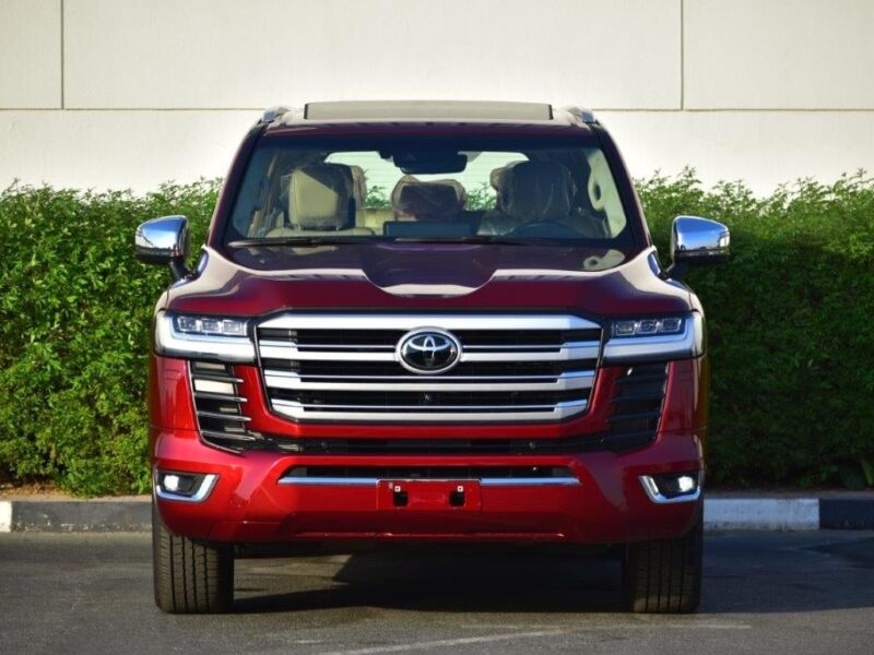 2022 Toyota Land Cruiser 300 VX-R 3.5L V6 Twin Turbo Petrol Red Beige SUV 4WD