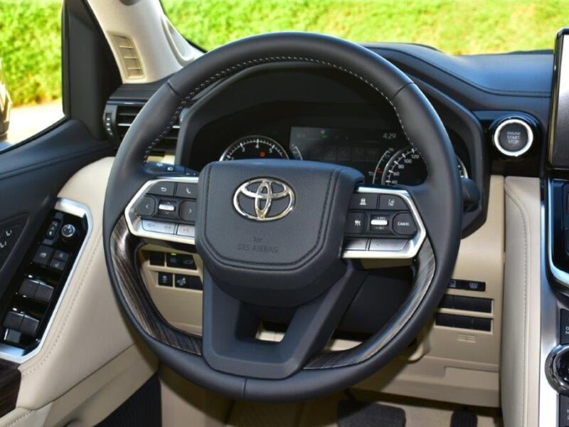 2022 Toyota Land Cruiser 300 VX-R 3.5L V6 Twin Turbo Petrol Red Beige SUV 4WD