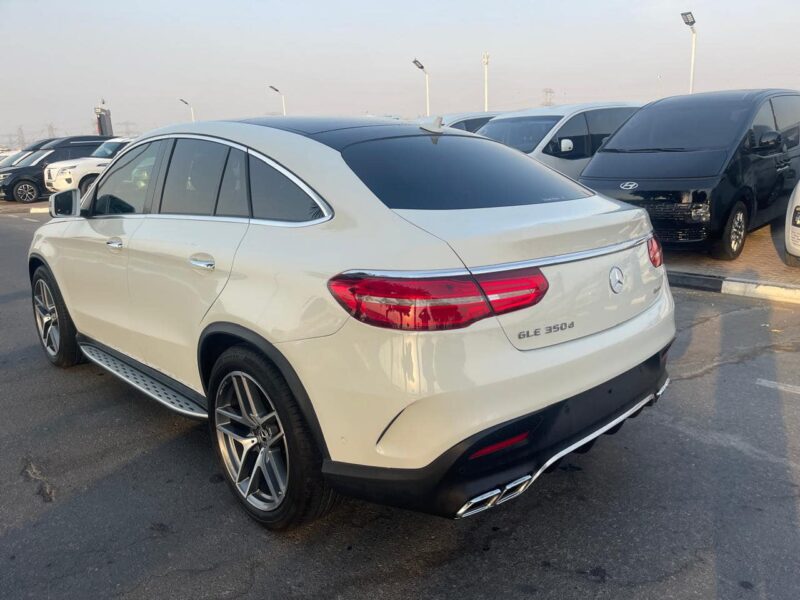 2019 Mercedes-Benz GLE 350d 4MATIC 2.9-liter Turbocharged Diesel V6 White Black SUV