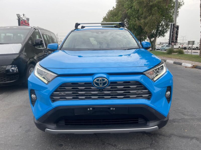 2022 Toyota RAV 4 Cruiser Hybrid 2.5 Litres 4 Cylinders Engine Blue Black SUV AWD
