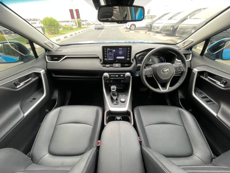 2022 Toyota RAV 4 Cruiser Hybrid 2.5 Litres 4 Cylinders Engine Blue Black SUV AWD