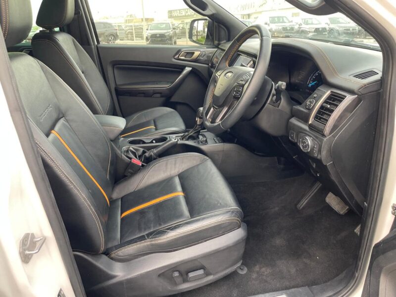 2022 Ford Ranger Wildtrak 2.0L Diesel Bi-Turbo Inline 4-Cylinder Engine White Black Pickup