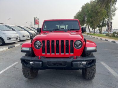 2020 Jeep Gladiator Rubicon Dual Cab 3.6L Petrol V6 Engine Red Black Pickup Truck