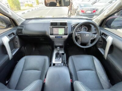 2018 Toyota Land Cruiser Prado 2.8-liter 4-cylinder Turbo Diesel Grey Black SUV