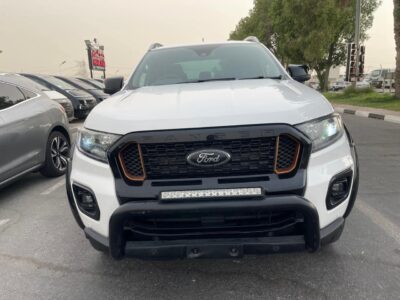 2022 Ford Ranger Wildtrak 2.0L Diesel Bi-Turbo Inline 4-Cylinder Engine White Black Pickup