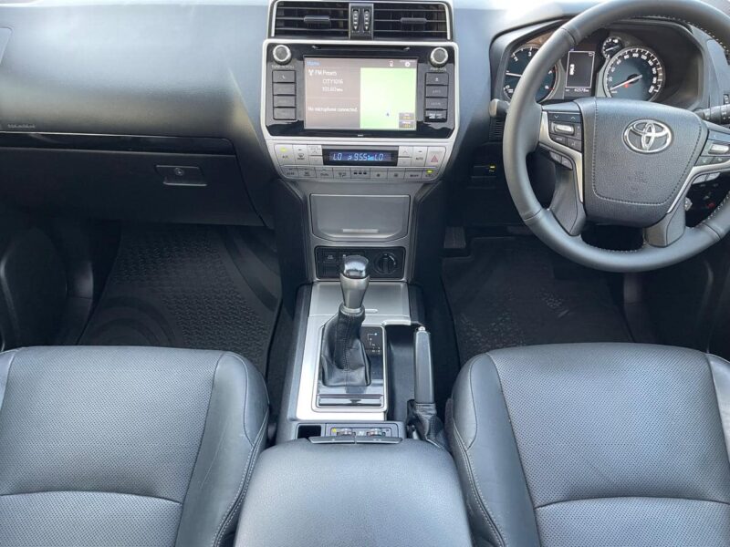 2018 Toyota Land Cruiser Prado 2.8-liter 4-cylinder Turbo Diesel Grey Black SUV