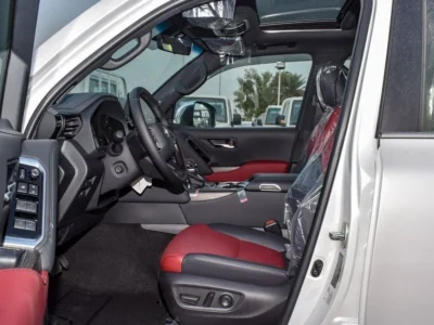 2024 Toyota Land Cruiser VXR 3.5L V6 TWIN TURBO Engine White Red SUV Automatic GCC