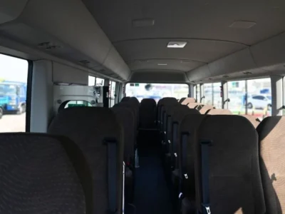 2024 Toyota Coaster 4.2 Litres 6 Cylinders Petrol Engine White Grey Bus Manual GCC Specs