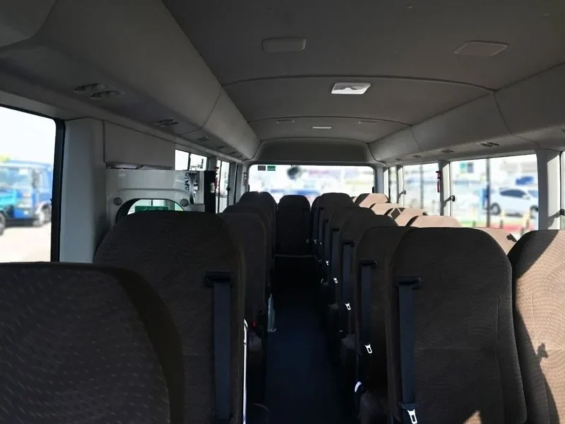 2024 Toyota Coaster 4.2 Litres 6 Cylinders Petrol Engine White Grey Bus Manual GCC Specs