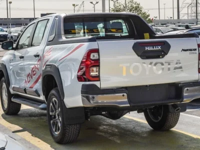 2025 Toyota Hilux Adventure SR5 4.0 Litres V6 Petrol Engine White Black Pickup Truck GCC