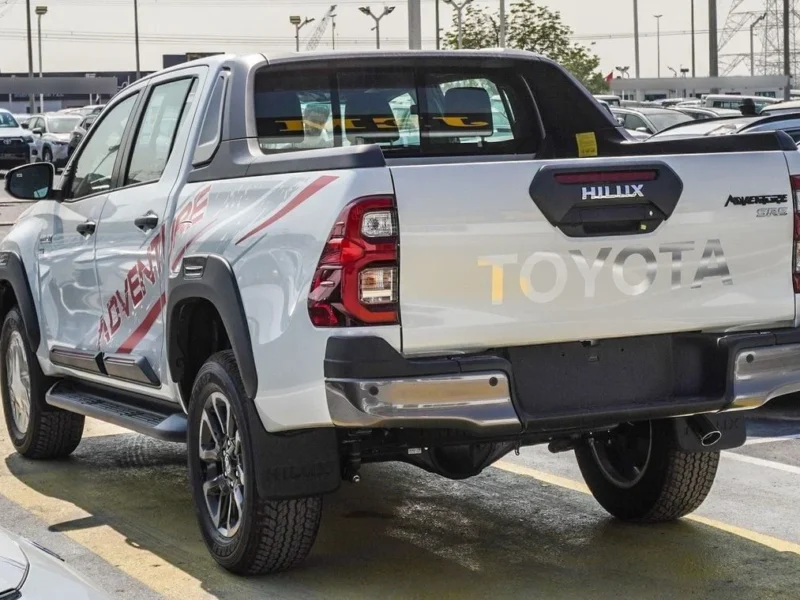 2025 Toyota Hilux Adventure SR5 4.0 Litres V6 Petrol Engine White Black Pickup Truck GCC