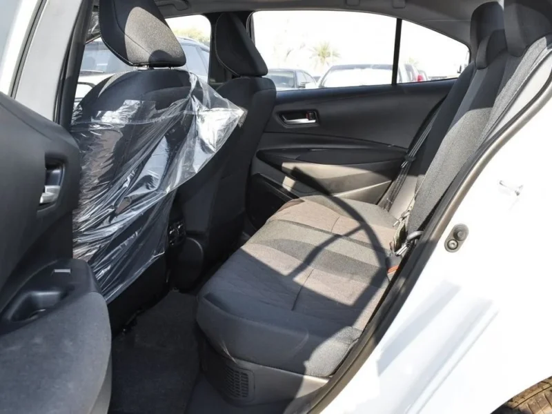 2024 Toyota Corolla 1.8 Litres 4 Cylinders Hybrid Engine White Black Sedan Automatic