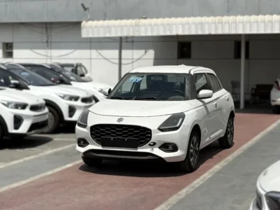 2026 Suzuki Swift 1.2 Litres Petrol 3 Cylinder Petrol Engine White Black Hatchback