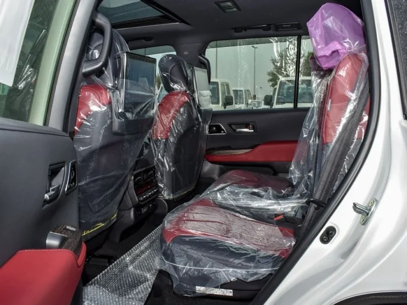 2024 Toyota Land Cruiser VXR 3.5L V6 TWIN TURBO Engine White Red SUV Automatic GCC