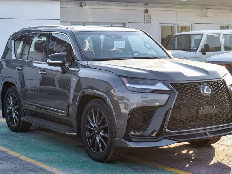 2024 Lexus LX 600 FSport 3.5 Litres V6 Petrol Engine Grey Red SUV Automatic GCC Specs
