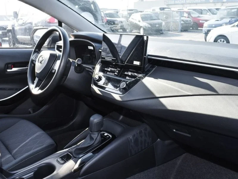 2024 Toyota Corolla 1.8 Litres 4 Cylinders Hybrid Engine White Black Sedan Automatic