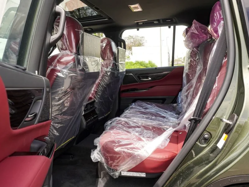 2025 Lexus LX 600 3.5 Litres V6 Petrol Engine Green Burgundy SUV Automatic GCC Specs