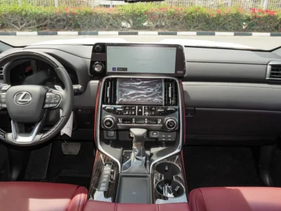 2025 Lexus LX 600 3.5 Litres V6 Petrol Engine Green Burgundy SUV Automatic GCC Specs