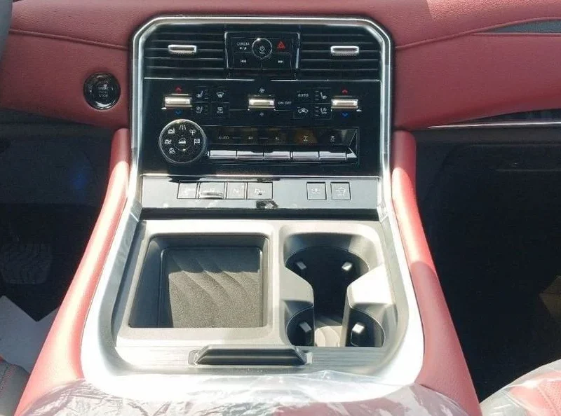 2025 Nissan Patrol Platinum 3.5L 6 Cylinder Petrol Engine Grey Red SUV GCC Specs