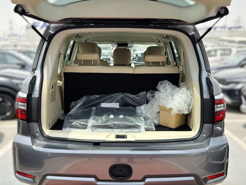 2024 Nissan Patrol XE 4.0L 6 Cylinders Petrol Engine Grey Beige SUV GCC Specs