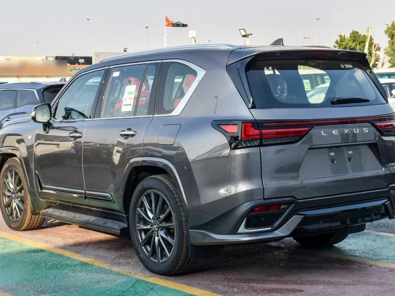 2024 Lexus LX 600 FSport 3.5 Litres V6 Petrol Engine Grey Red SUV Automatic GCC Specs