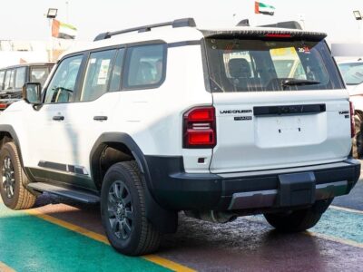 2024 Toyota Prado ADVENTURE 2.4L TWIN TURBO 4 Cylinders Engine White Brown SUV GCC