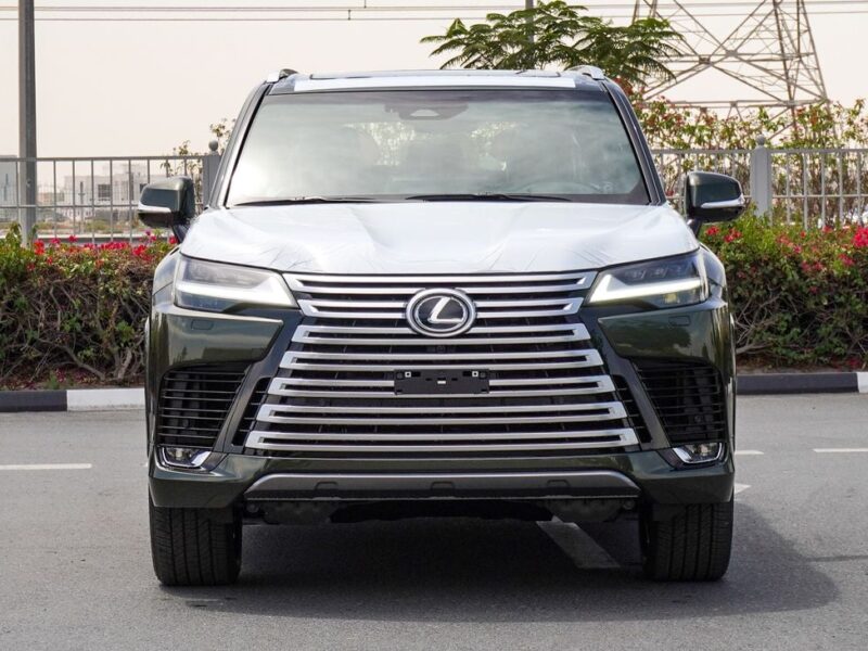 2025 Lexus LX 600 3.5 Litres V6 Petrol Engine Green Burgundy SUV Automatic GCC Specs