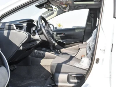 2024 Toyota Corolla 1.8 Litres 4 Cylinders Hybrid Engine White Black Sedan Automatic