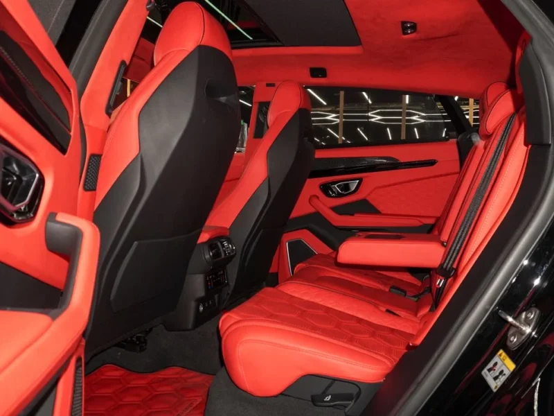 2022 Lamborghini Urus 4.0-liter twin-turbo V8 Petrol Engine Black Red SUV European Specs