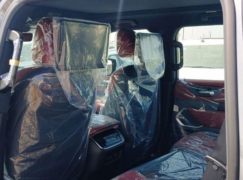 2025 Nissan Patrol Platinum 3.5L 6 Cylinder Petrol Engine Grey Red SUV GCC Specs