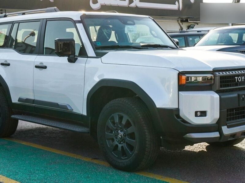 2024 Toyota Prado ADVENTURE 2.4L TWIN TURBO 4 Cylinders Engine White Brown SUV GCC