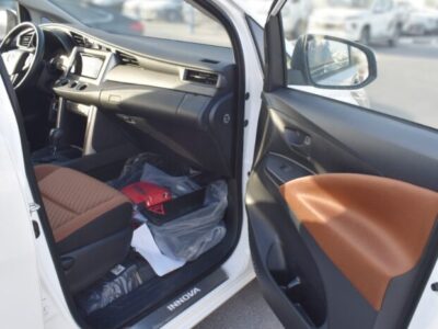2023 Toyota Innova 2.4 Litres 4 Cylinders Diesel Engine White Brown MPV RWD