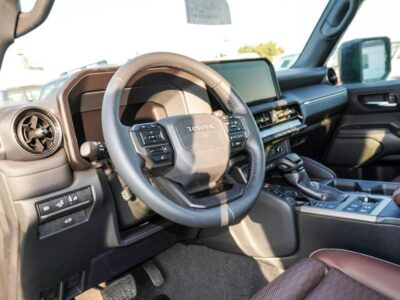 2024 Toyota Prado ADVENTURE 2.4L TWIN TURBO 4 Cylinders Engine White Brown SUV GCC