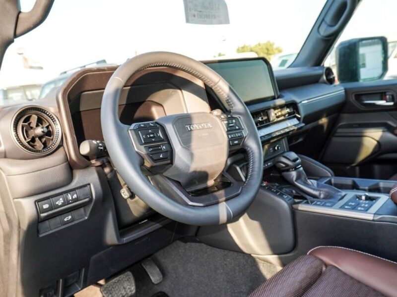 2024 Toyota Prado ADVENTURE 2.4L TWIN TURBO 4 Cylinders Engine White Brown SUV GCC