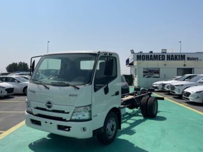 2024 Hino 300 Series 4.0 Litres 4 Cylinder Turbo-Diesel Engines White Grey Truck