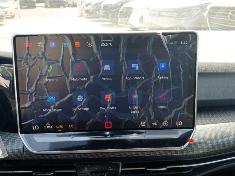 2024 Volkswagen Golf TSI R-Line 1.5-liter turbocharged 4-cylinder Engine Grey Beige Hatchback