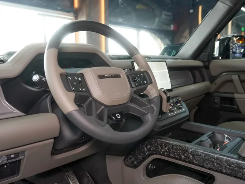 2025 Land Rover Defender 3.0L Inline 6-Cylinder Petrol Engine Grey Beige SUV GCC