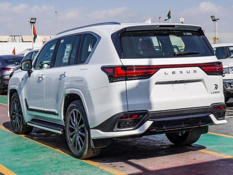 2024 Lexus LX 600 FSport 3.5 Litres V6 Petrol Engine White Red SUV GCC Specs