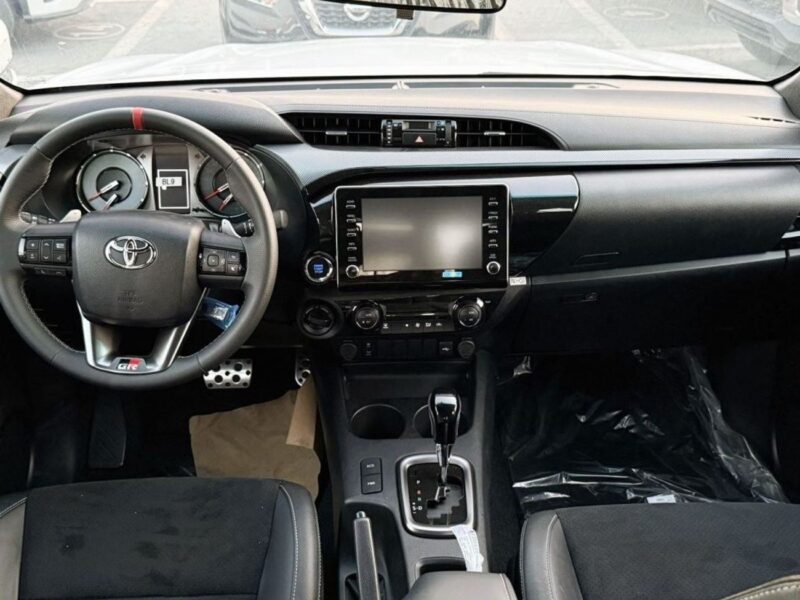 2025 Toyota Hilux GR-S 2.8-liter 4 Cylinder Turbocharged Diesel Engine White Black Pickup