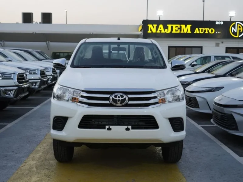 2025 Toyota Hilux GLS 2.7L Inline-4 Petrol Engine Single Cabin 4WD M/T White Red Pickup