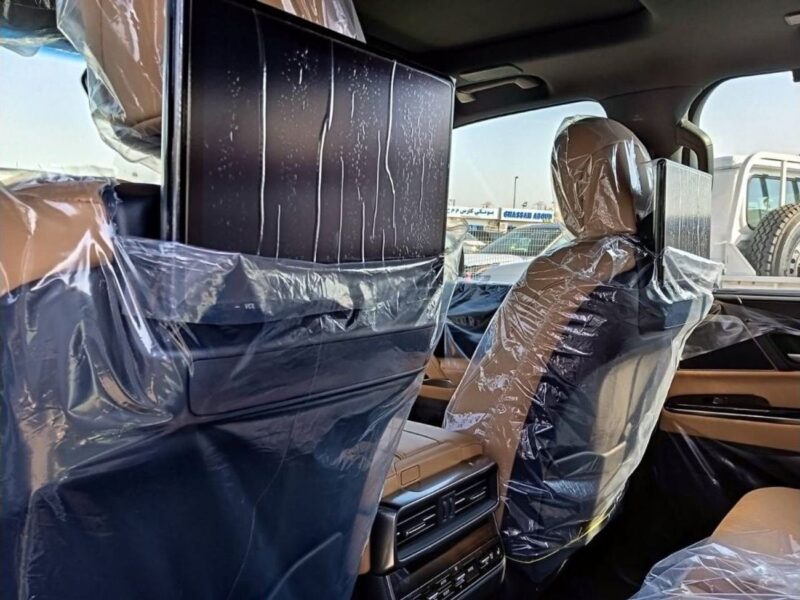 2022 Lexus LX 500 3.3 Litres Twin-Turbo Diesel V6 Engine White Tan SUV GCC Specs