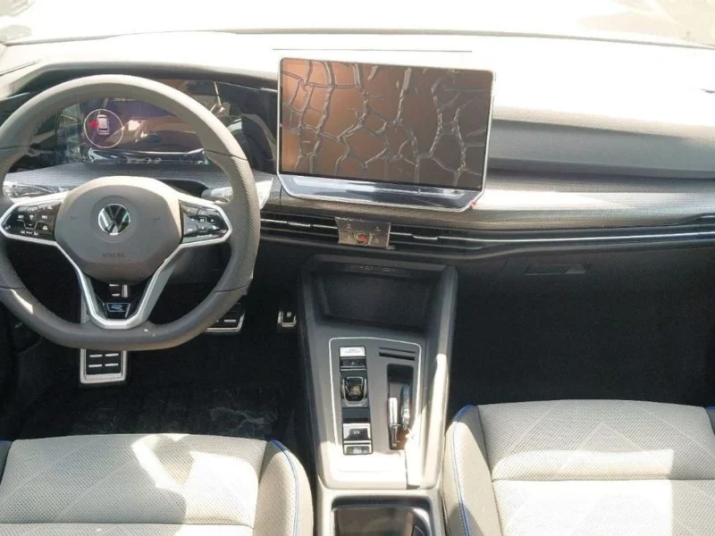 2024 Volkswagen Golf TSI R-Line 1.5-liter turbocharged 4-cylinder Engine Black Grey Hatchback