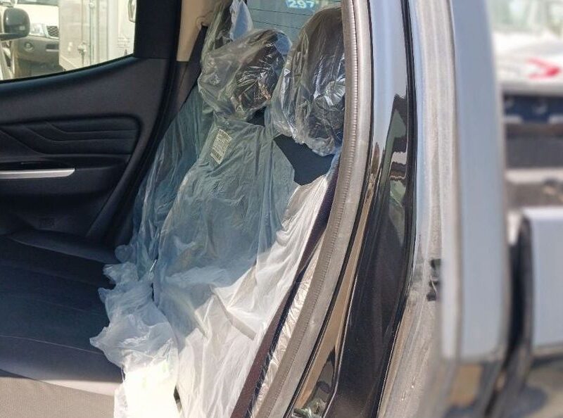 2023 Mitsubishi L200 2.4L 4 Cylinders Diesel Engine AT 4x4 Double Cab Black Pickup Truck